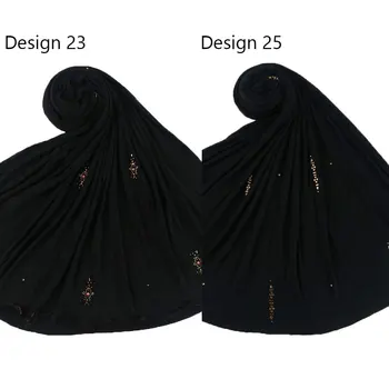 2020 NOVE Ženske muslimanskih moda, oblačila hidžab Gold line Nosorogovo tiskanja klobuk turban glavo kritje izgube las šal zaviti pre-vezani ruta