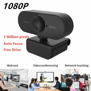 Samodejno Ostrenje Spletna Kamera ločljivosti 1080p 3mp Hd samodejno ostrenje Webcam Mic Računalniško Omrežje, ki ga snema Kamera Omrežje Brezplačno Pogon Usb Cam cámara telecamer