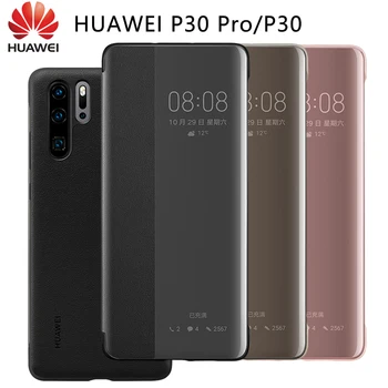 Huawei P40pro Primeru P30pro Primeru Pokrovček, Prvotno Huawei P40 P30 Primeru Pametne Pogled Usnje Luksuzni Zaščitna