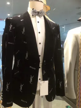 2021 Nove poročne obleke za moške Ženina Tuxedos Obleke Črne Dosegla vrhunec River Man Jopič Slim Fit Moški Suknjič Hlače Prom Stranka