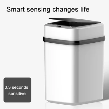 10 L USB Smart Sensor Bin Samodejni Inteligentni Smeti za Kuhinjo/Spalnica/Dnevna Soba/Soba Kopel