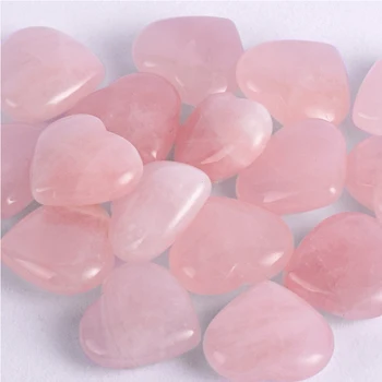 Debelo rose quartz srce-obliko kroglice naravno roza kristalno Mini doma dekoracijo opremo poroko uslug darila zdravljenje