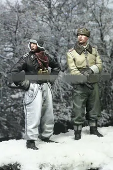 1/35 Smolo Slika Model Kompleti WW2 nemški vojaki Pozimi Nesestavljeni unpainted