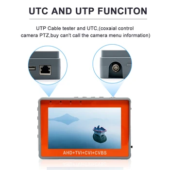 5 palčni 8MP cctv tester kamera video cctv test spremljanje AHD Tester TVI CVI CVBS prenosni Monitor Podporo UTC PTZ preizkus kamere