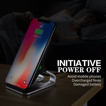 Univerzalni Qi Brezžični Polnilnik Za iPhone 11 Pro Max Za Samsung S20 Ultra Inteligentni Ir Hitro Polnjenje Avto Nosilec za Telefon