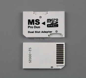 OCGAME 3pcs Micro SD SDHC TF, da Memory Stick MS Pro Duo Adapter Dvojno režo adapter Pretvornik za Bralnik Kartic za PSP1000 2000 3000
