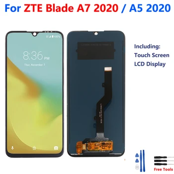 Original Za ZTE Blade A7 2020 Zaslon na Dotik LCD Zaslon Računalnike Zbora Za ZTE Blade A5 2020 LCD-Zaslon Zamenjava