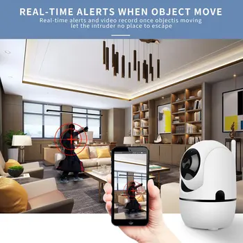 Webcam Smart Wifi Kamera HD 1080P Oblak Brezžična IP Kamera Intelligent Auto Tracking Človekovih Home Security Nadzor
