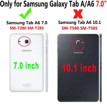 Hibridni Oklep Oporo Silicij Tablični Primeru za Samsung Galaxy Tab A6 7.0 2016 T280 T285 SM-T280 SM-T285 Kritje Funda Coque