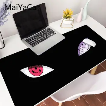 MaiYaCa 80x40cm Naruto logotip Anime laptop Gaming Mouse Pad Velike Zaklepanje Edge Tipkovnica 70x30cm Deak Mat Cs Pojdi LOL Dota2