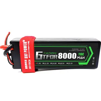GTFDR 2S Lipo Baterije 7.4 V 110C-220C 8000mAh Hardcase RC Baterije Dekani Plug za 1/10 1/8 tour rc avto buggy RC Avto Tovornjak