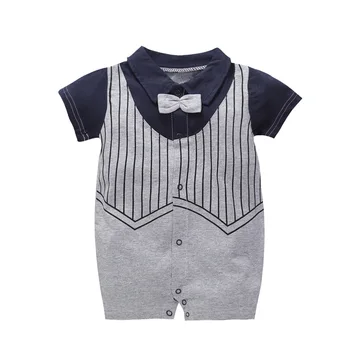 2020 Poletje Baby Romper 0-18 M Novorojenčka Kratek Rokav Bombaž Baby Boy Oblačila iz Enega Kosa Jumpsuit Fantje Otroška Oblačila