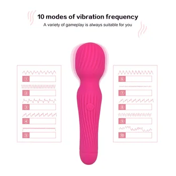 Navojni Majhne AV Vibrator Erotičnih Izdelkov Sex Igrače za Žensko Odraslih Klitoris Vagine, G Spot Ženski Vibrator Intimno Blago Trgovina