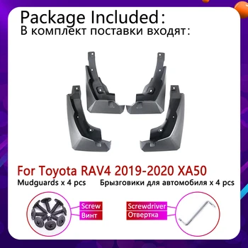 Spredaj Zadaj Avto Mudflaps za Toyota RAV4 XA50 XA 50 2019~2020 RAV 4 Fender Blato Zavihki Stražar Splash Zavihek Blatniki Dodatki