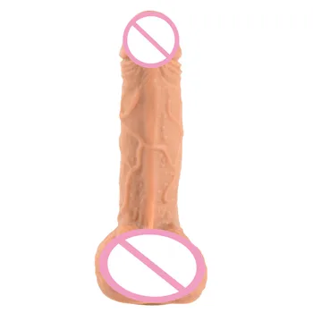 Realističen dildo gode veliko žensk igrače 7/8 palca velik silikonski penis sex igrače za ženske penis realističen dildo dolgo dildos velika