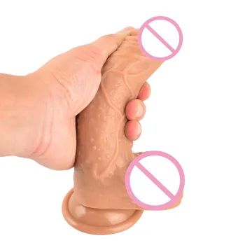 Realističen dildo gode veliko žensk igrače 7/8 palca velik silikonski penis sex igrače za ženske penis realističen dildo dolgo dildos velika