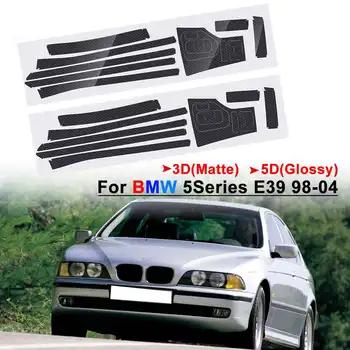 3D/5D Avto Notranje Oblikovanje Trim Trakovi, Nalepke, Car sredinski Konzoli, Dekoracijo Notranjih Za BMW Serije 5 E39 1998-2004 RHD