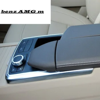 Avto Styling večpredstavnostna gumb okvir Plošča Pokrov Nalepke Trim Za Mercedes Benz ML X166 GLE W166 GLS GL Notranje zadeve Auto Dodatki