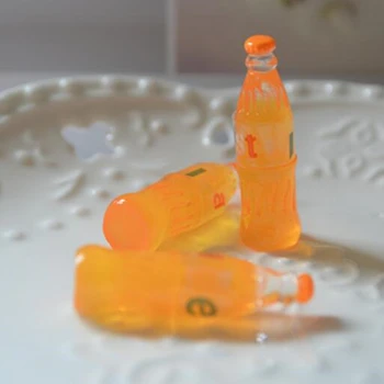 Tanduzi Debelo 100 KOZARCEV Srčkan Miniaturni Simulacije Hrane 3D Soda Cola Steklenica Lutke Miniaturni Hrane Diy Smolo Obrti