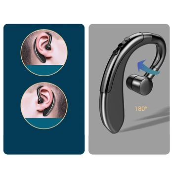 Brezžični Bluetooth5.0 Slušalke Nepremočljiva Šport Bluetooth Slušalke Dolgo Pripravljenosti V Uho Slušalke Za IPhone, Samsung Xiaomi