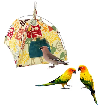 Majhne Hišne Šotor Ptičje Gnezdo Hrček Chinchillas Visi viseči mreži, Papiga Šotor veliki ptičje kletke za papige ostriž
