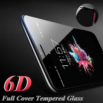 6D Polno Kritje Kaljeno Steklo Za iPhone X 10 8 7 6 6S Plus HD Stekla na za iphone 6s 7 8 X Screen Protector 9H Premium Film