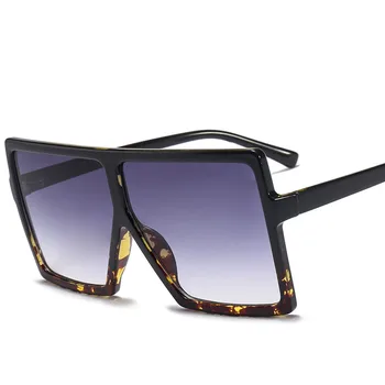 Velik Okvir Ženski Odtenki Prevelik sončna Očala Kvadratnih blagovne Znamke Oblikovalec Letnik Ženske Modni Očala za Sonce Oculos De Sol UV400