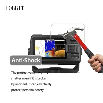 3Pack Za Garmin Napadalec 5CV GPS LCD Shiled Film Pribor Nano eksplozijam Zaščitnik Zaslon za Garmin Ribe Finder