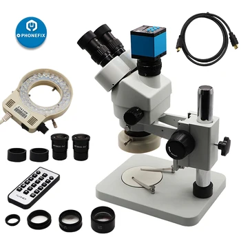14MP HDMI Video Kamero sinhroni 3,5 X-90X Stereo Zoom Trinocular Mikroskopom Telefon vezja PCB Spajkanje Orodje 0.35 x C-Mount