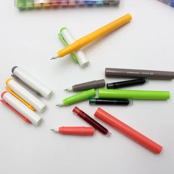 12 Barvne Zamenljive Kartuš Gel Peresa Nastavite za 0,38 mm Luksuzni kakovosti barvno črnilo žogo pero Šolske potrebščine pisarniško pisarniški