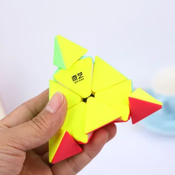 Qiyi 3*3*3 Qiming Piramida Speed Magic Cube Strokovno Magic Cube Uganke Pisane Izobraževalne Igrače Za Otroke