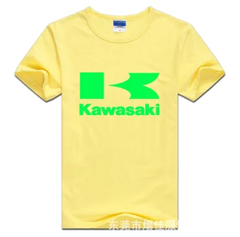 Mens Kratki Rokav za Kawasaki Avto Logotip T-shirt Poletje casual moški barvo Bombaž T srajce Moda Hip Hop HarajukuClothes