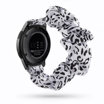 20 mm, Scrunchie Elastična jermenčki Za Amazfit Bip Leopard tiskanja Watchband Za Huami Amazfit Bip Mladi Gledajo Ženske Trak