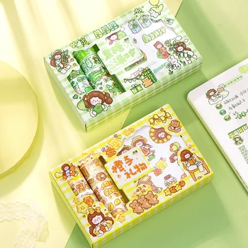 20 kos/set Luštna punca notebook serije Washi Tape nastavite Dekorativni Lepilni Trak, DIY Scrapbooking Nalepke Nalepke Maskirni Trak