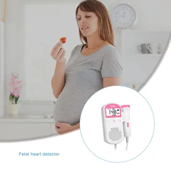 Doppler Ploda Srčnega utripa Monitor LCD Zaslon Brez Sevanja Pregancy Baby & Ploda Zvok Srčni utrip Detektor 1 Komplet
