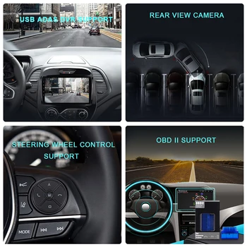 EKIY IPS Android 9.0 Avto Radio, GPS Navigacija Za Peugeot 3008 2013-Auto Stereo Multimedijski Predvajalnik, BT FM DVD Vodja Enote Wifi