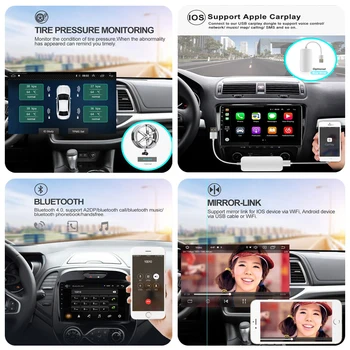 EKIY IPS Android 9.0 Avto Radio, GPS Navigacija Za Peugeot 3008 2013-Auto Stereo Multimedijski Predvajalnik, BT FM DVD Vodja Enote Wifi