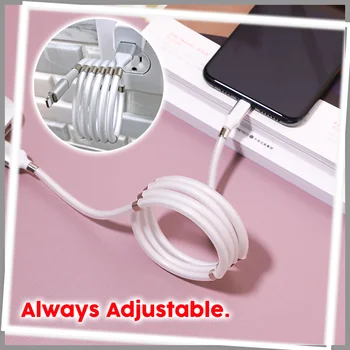 Hitro 2A Čarobno vrv kabel za iOS samodejno zložljive Hitro polnjenje za Samaung xiaomi huawei Oneplus Tip C LG Moto