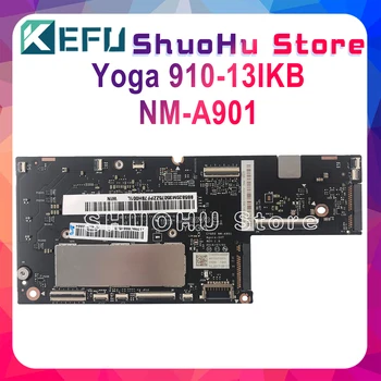 KEFU CYG50 NM-A901 Matično ploščo Za Lenovo YOGA 910-13IKB JOGA 910 Prenosni računalnik z Matično ploščo I7-7500U CPU, 8GB RAM-a, prvotno Preizkušen