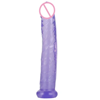 Soft 17 cm Dolgo Realističen Dildo Analni Čep Butt Plug Thrusting Dildos Dolg Penis G-spot Sex Igrače Za Ženske, Lezbijke, Moški Masturbator