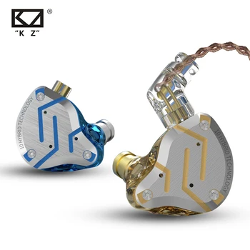 KZ ZS10 PRO 4BA+1DD KZ Hibridni Slušalke slušalke HIFI Čepkov V Uho Monitor Ušesnih Čepkov za KZ AS10 ZS10 ZSN PRO