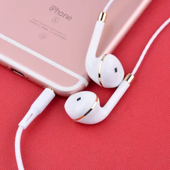 Super Bass Zvočnik Subwoofer Hrupa Izolacijo Gaming Slušalke za iphone Xiaomi redmi pro čepkov slušalke z Mikrofonom
