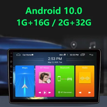 10.1 inch android 10 za 1Skoda octavia 2007-poln na dotik avto dvd večpredstavnostna gps navigacijski sistem