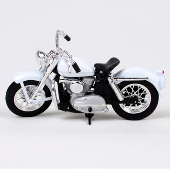 Maisto 1:18 Harley 1952 K Modelu Bele motorno kolo, KOLO DIECAST MODEL IGRAČA NOVE V ŠKATLI