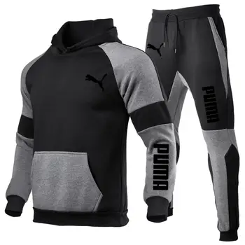 2020 moško obleko znamke šport čeveljčki bo ustrezala moške zadrgo športni pulover s kapuco + hlače obleko priložnostne športna jakna moški pulover s kapuco