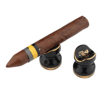 COHIBA 2 KOS Cigar Držalo, Stojalo Keramični Mini Žep Cigar Pepelnik Stojalo Prenosni za Podporo Cigare Orodje Pribor