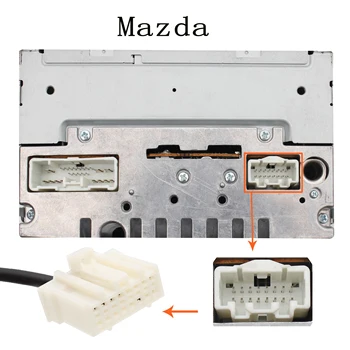 Moonet Avto Avdio MP3 AUX USB Adapter 3.5 mm AUX Vmesnik CD Menjalec za Mazda 3 5 6, MPV, CX7