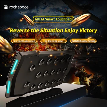 Rock prostor MUJA Pametna Sledilna ploščica na dotik-nadzor Bluetooth Brezžični gamepad Sproži R1 R2, L1 Za IOS Android Mobilni Telefon Game Pad