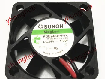 SUNON KDE2404PFVX 11.MS.B1161.A.X.GN DC 24V ZA 1,9 W 40x40x10mm Strežnik Hladilni Ventilator