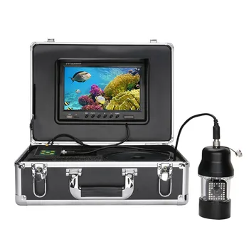 9-Palčni DVR Snemalnik 20m Podvodni Ribolov Video Kamero, Fish Finder IP68 Vodotesen 38 Led 360 Stopinjsko Obračanje Fotoaparat
